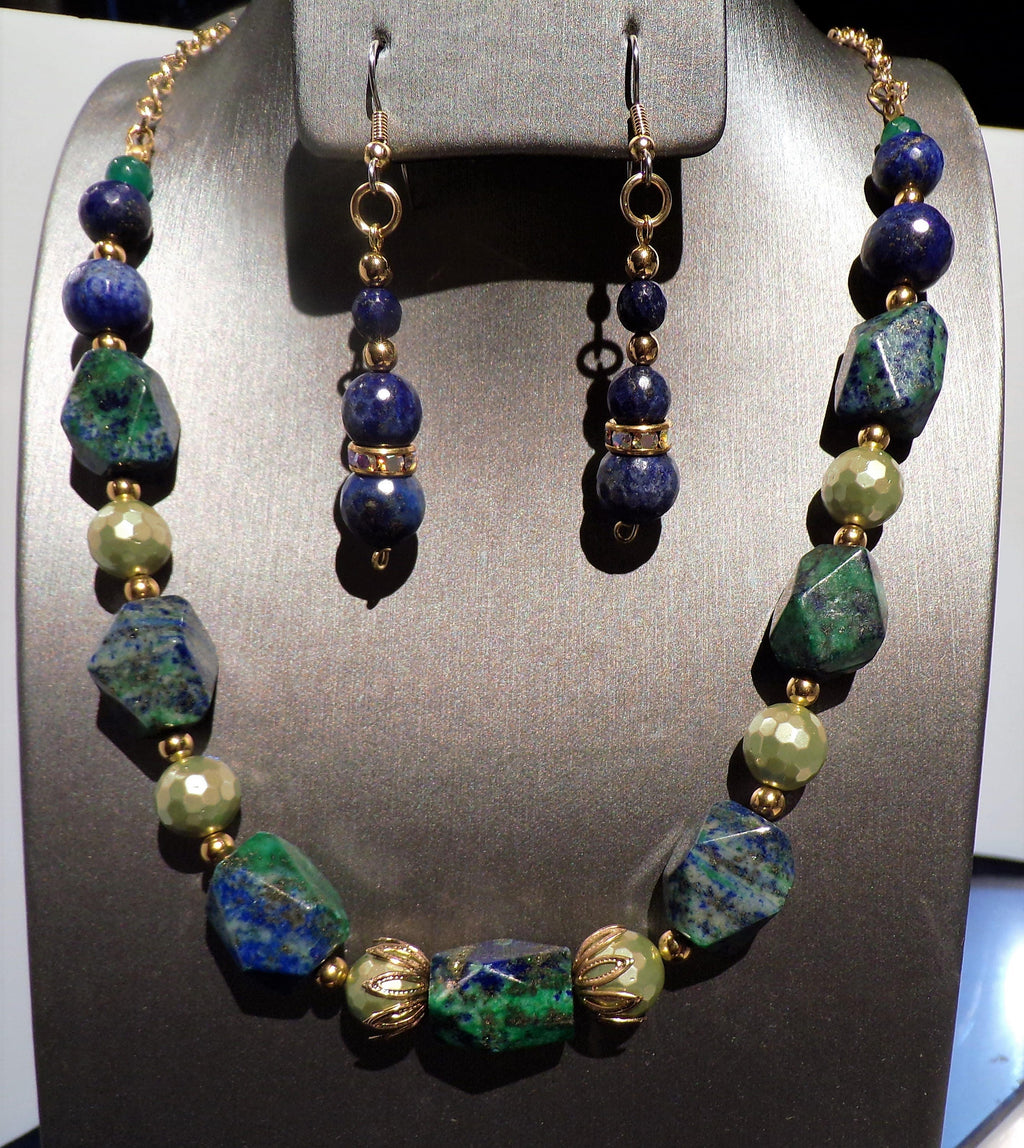 Lapis-Malachite Love  Blue Green Nature's Neutrals