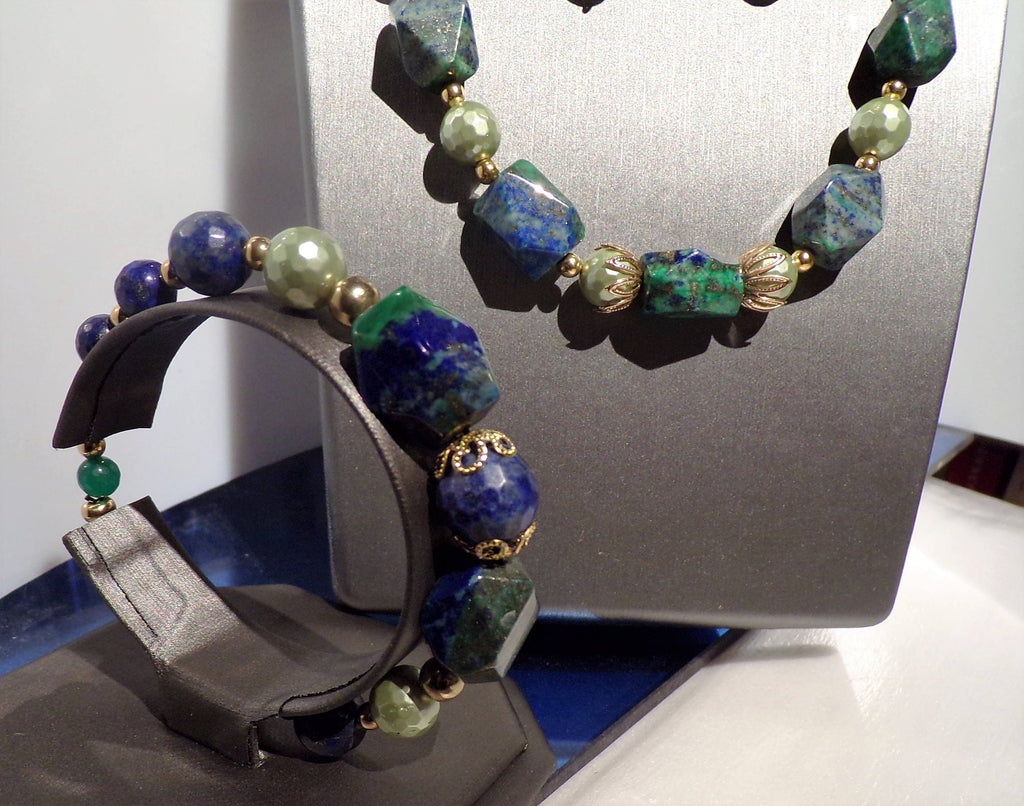 Lapis-Malachite Love  Blue Green Nature's Neutrals