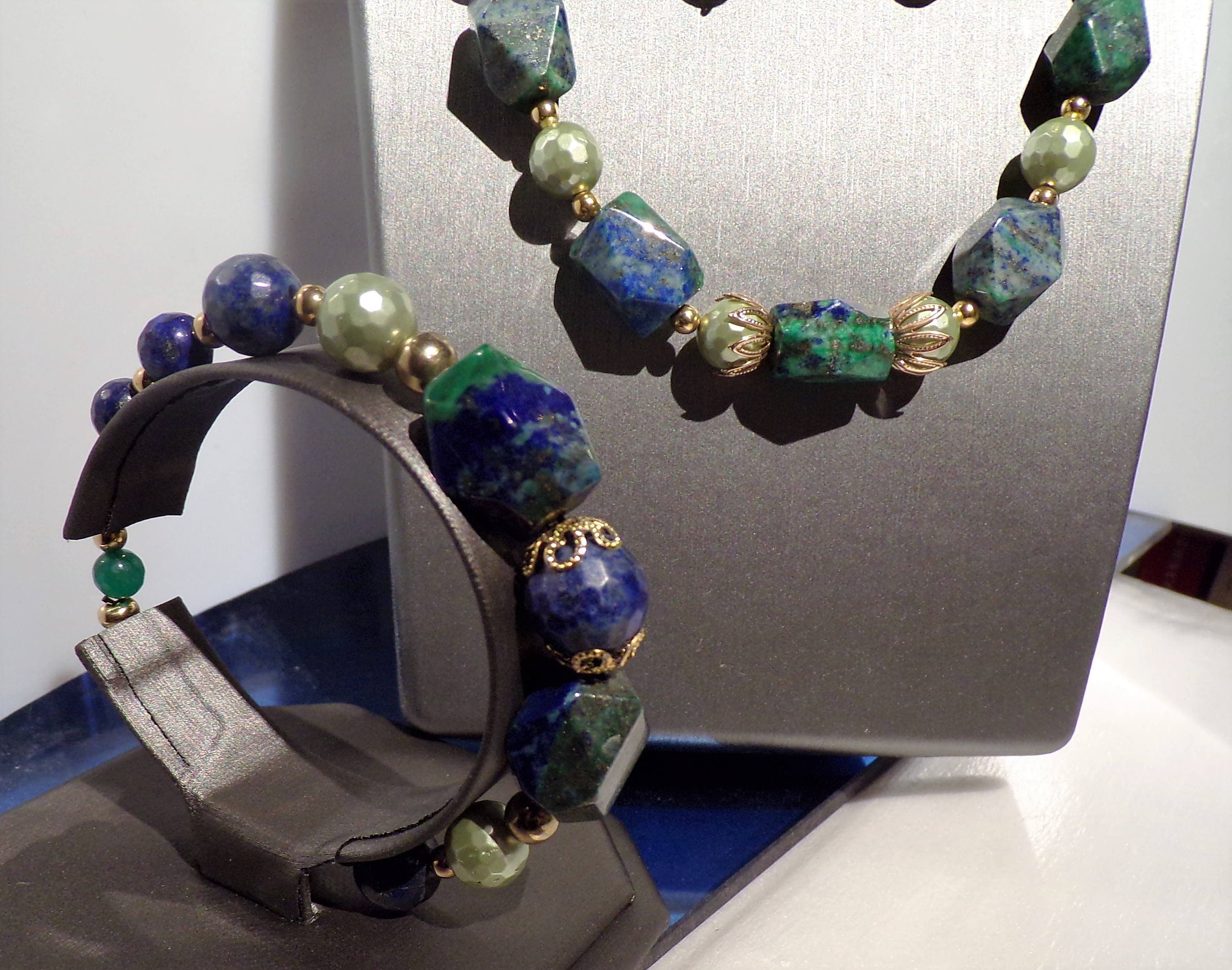 Lapis-Malachite Love  Blue Green Nature's Neutrals
