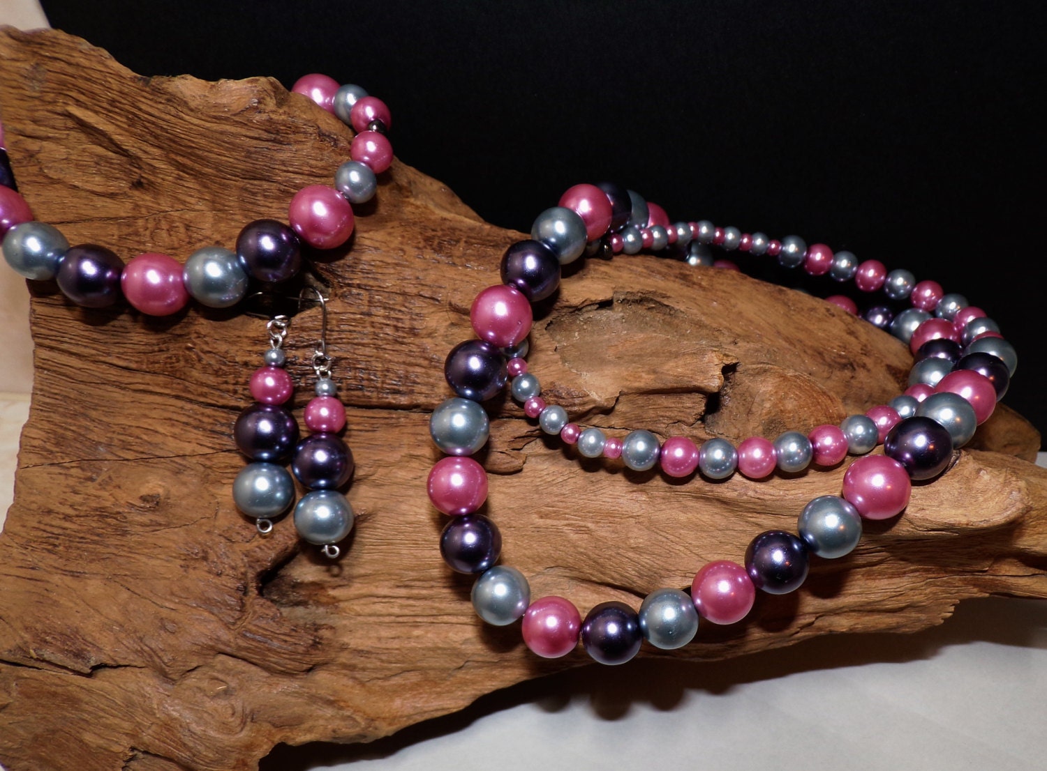 Silver,purple And Red (a Combo Not Easily Found But Beautiful)