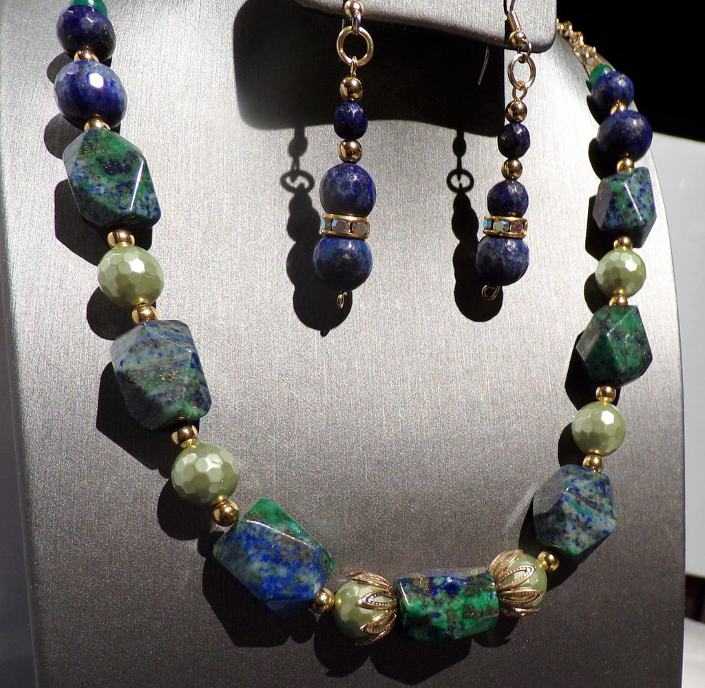Lapis-Malachite Love  Blue Green Nature's Neutrals