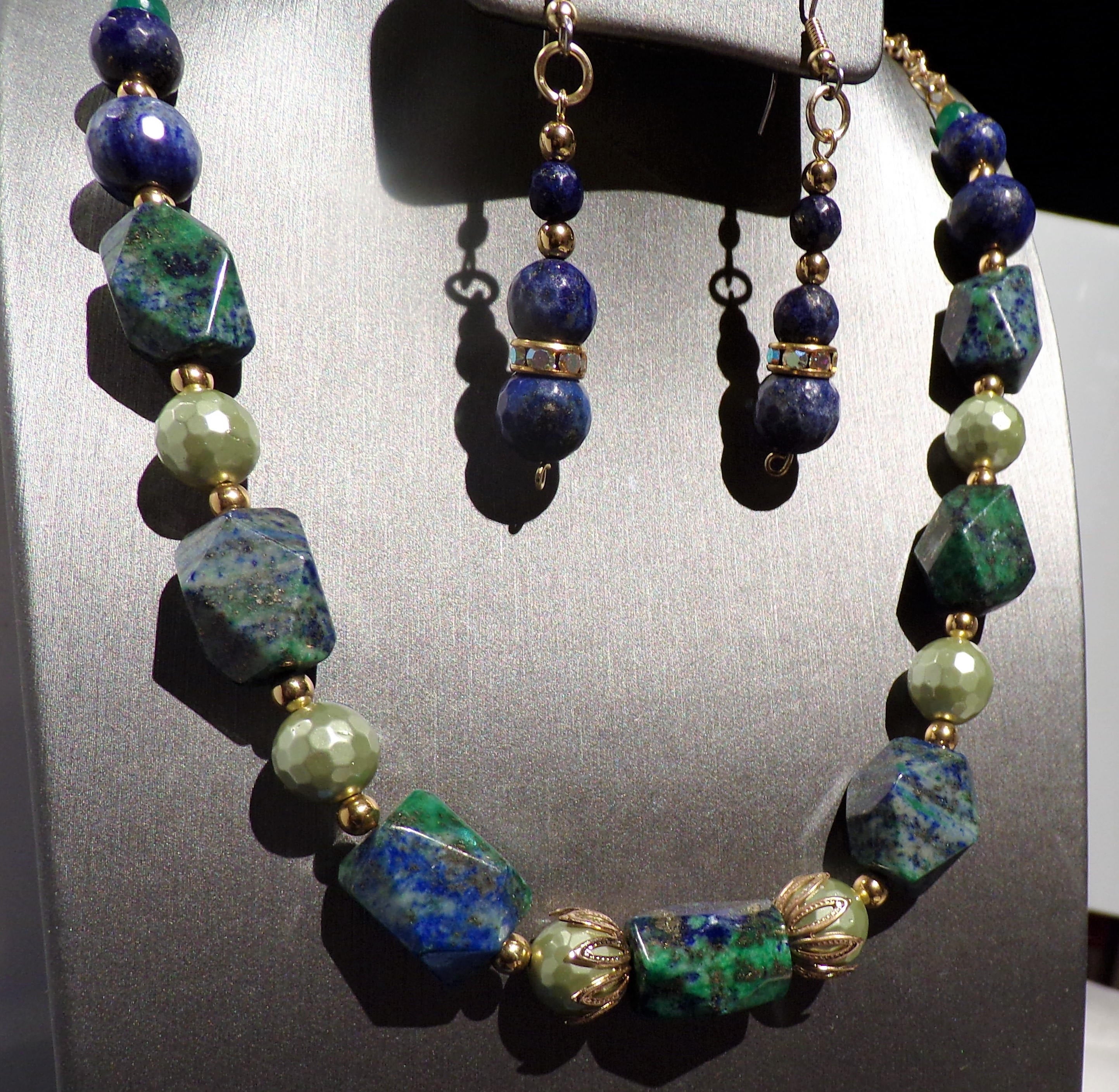 Lapis-Malachite Love  Blue Green Nature's Neutrals