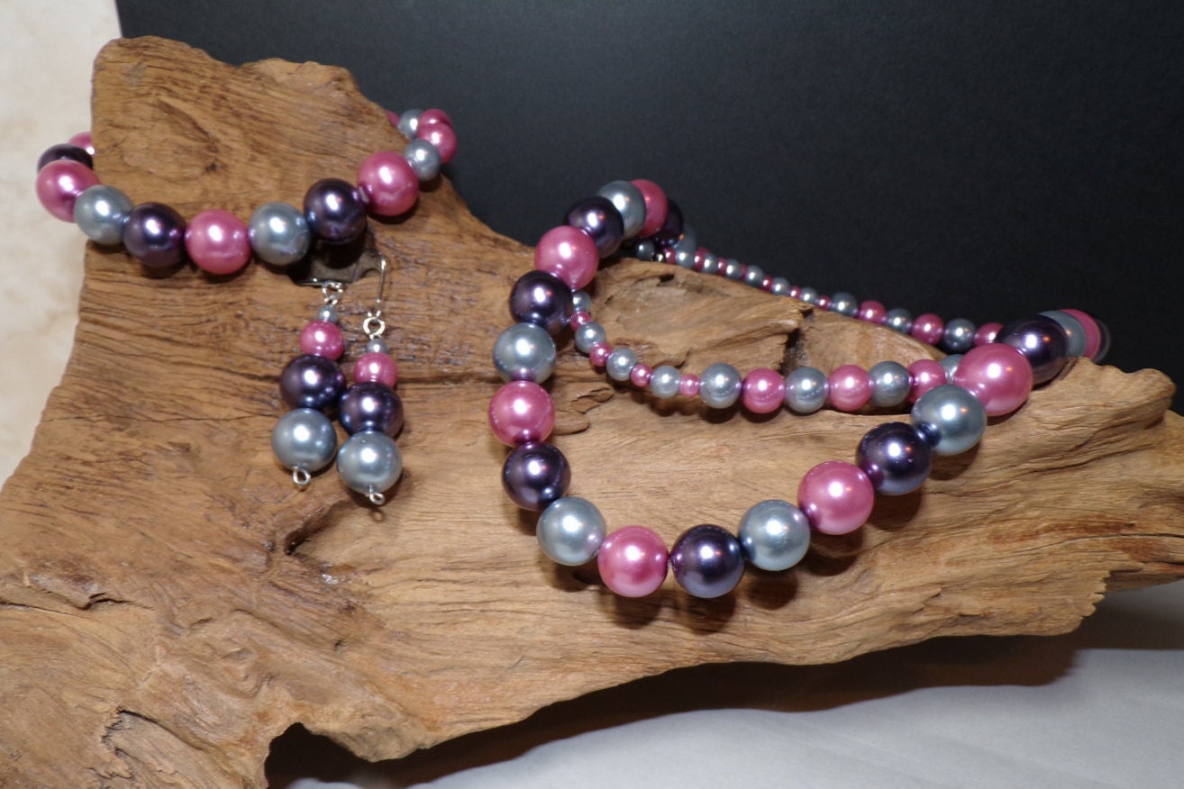 Silver,purple And Red (a Combo Not Easily Found But Beautiful)