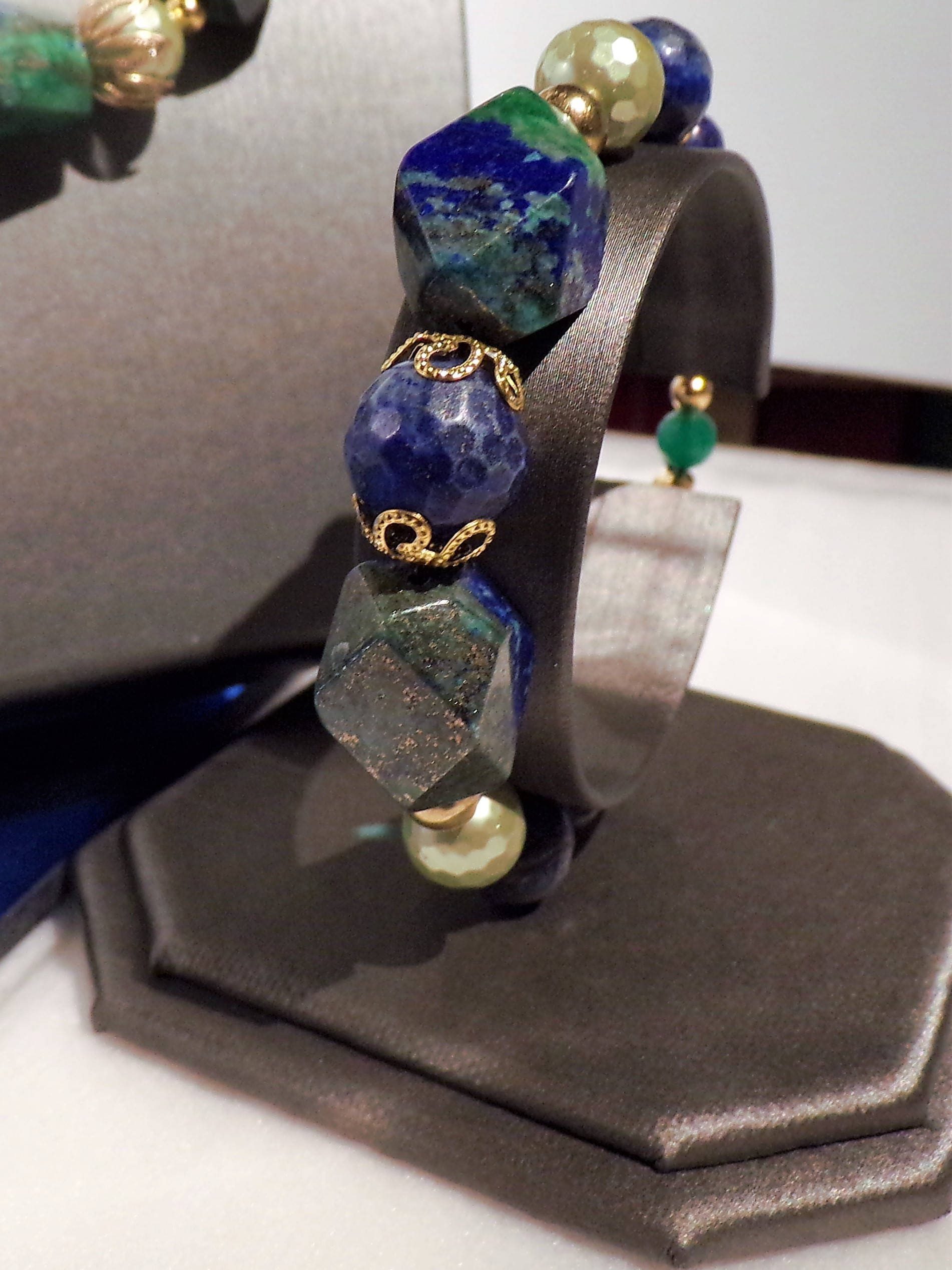 Lapis-Malachite Love  Blue Green Nature's Neutrals