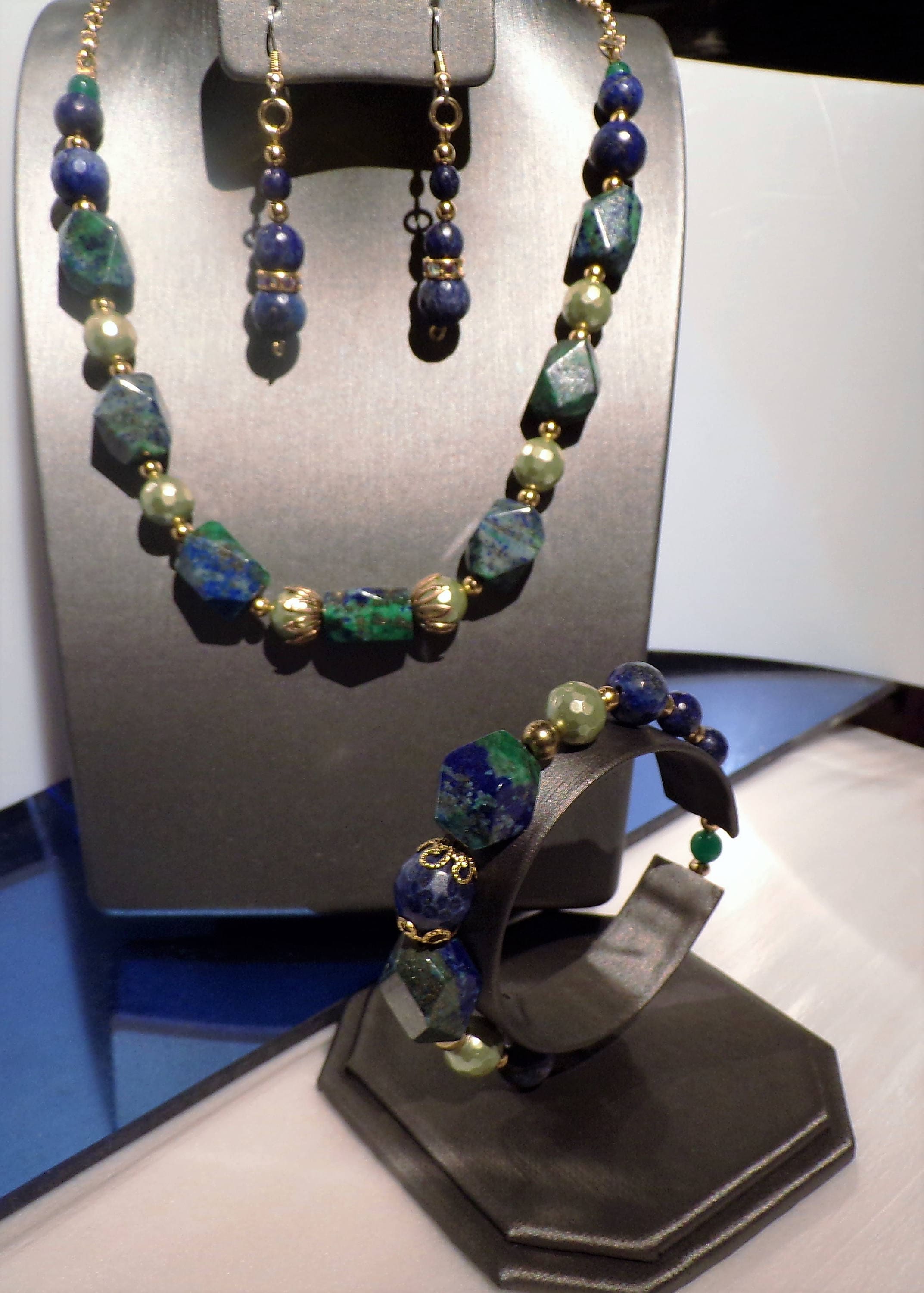 Lapis-Malachite Love  Blue Green Nature's Neutrals