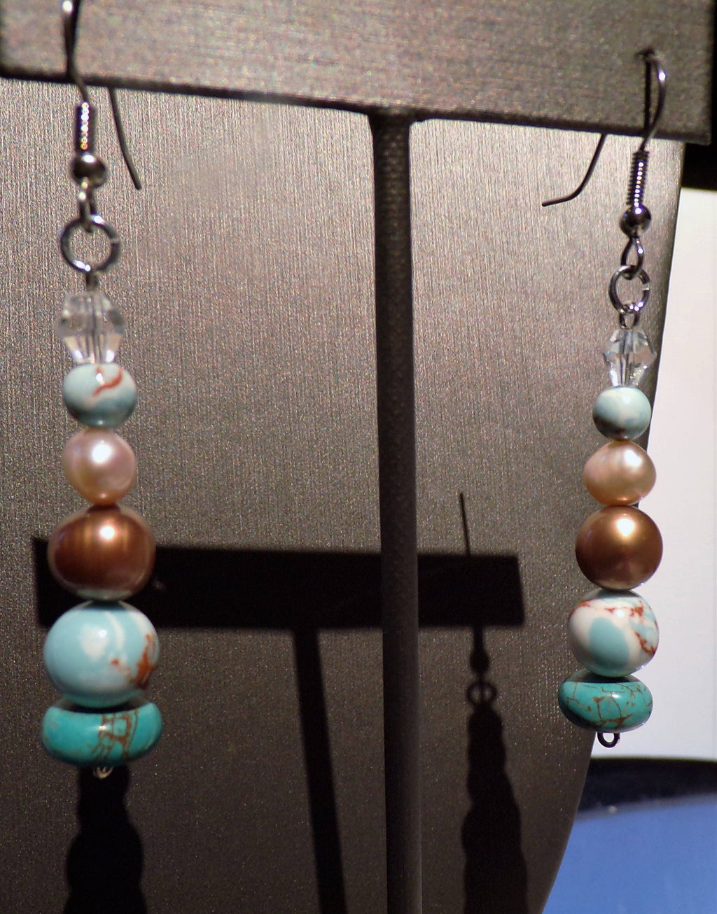 Pastels for Fall       Pinks Blue and Bronze